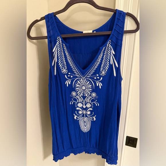 Lilka embroidered sleeveless blouse size S - Picture 2 of 4